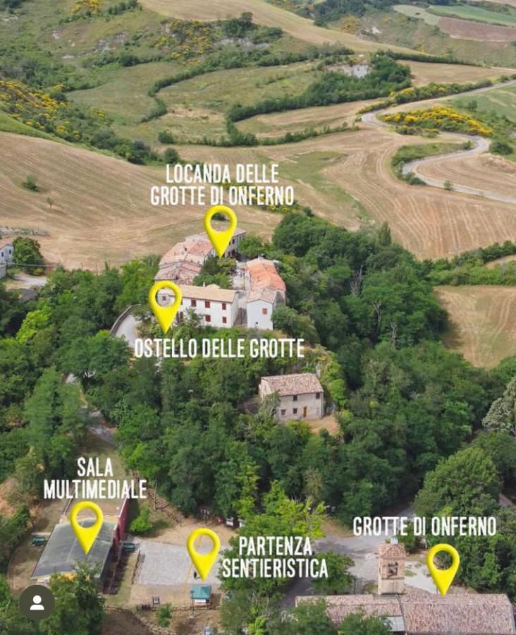 Locanda Delle Grotte Di Onferno Hotel Gemmano Eksteriør billede